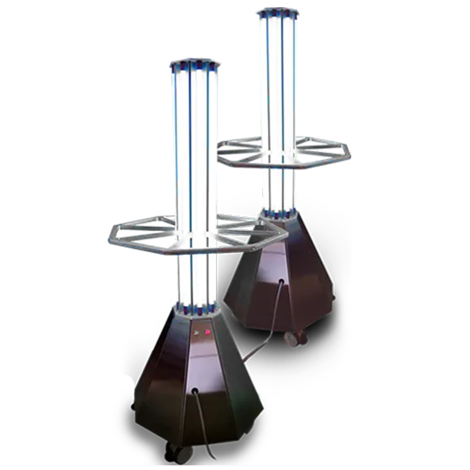 ASEPT 2X Twin Tower Mobile UV - Room Disinfection System